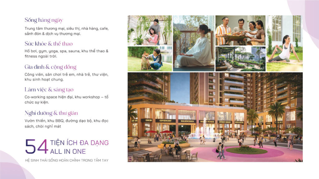 Hệ Sinh Thái 54 Tiện Ích "All-in-one" Kiến Tạo Đặc Quyền Sống